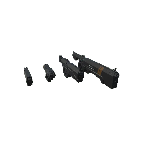 sci-fi-weapons black fbx